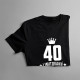 40 rokov Limitovaná edícia - pánske tričko s potlačou - darček k narodeninám