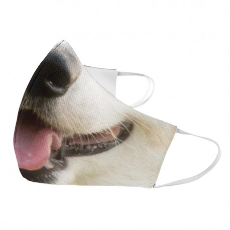 Pes - ochranné rúška s potlačou