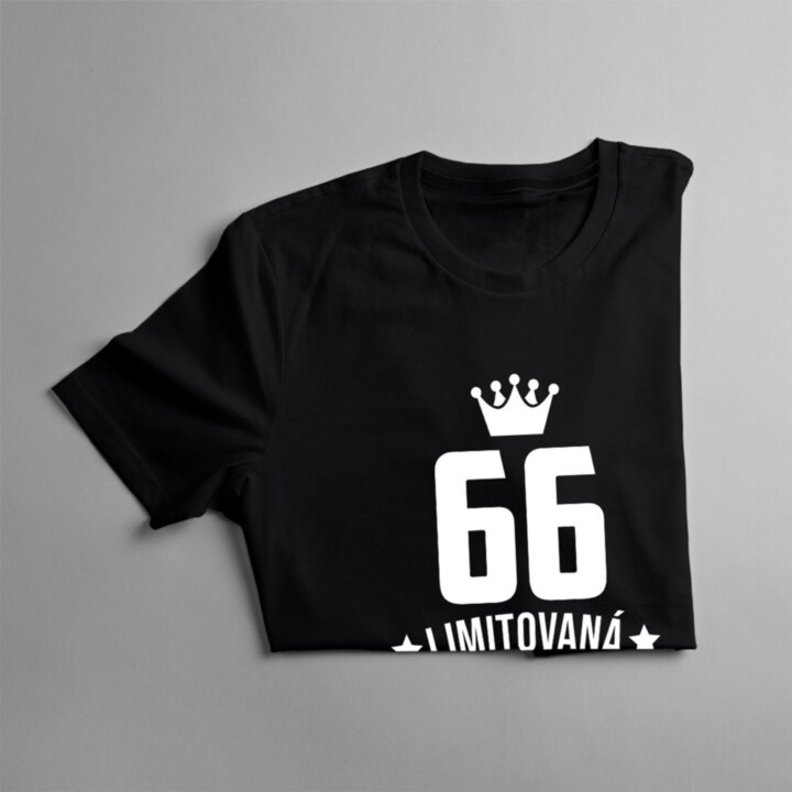 66 rokov Limitovaná edícia - pánske tričko s potlačou - darček k narodeninám