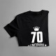 70 rokov Limitovaná edícia - pánske tričko s potlačou - darček k narodeninám