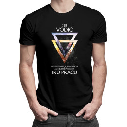 Som vodič - niekedy to nie je jednoduché - pánske tričko s potlačou