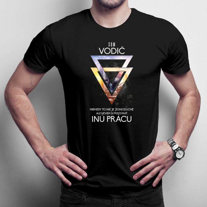 Som vodič - niekedy to nie je jednoduché - pánske tričko s potlačou