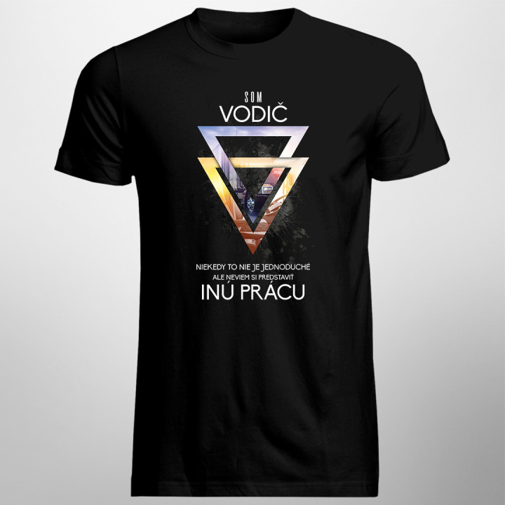 Som vodič - niekedy to nie je jednoduché - pánske tričko s potlačou