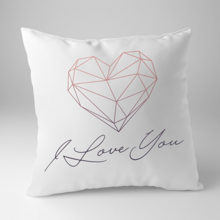 I love you - vankúš s potlačou