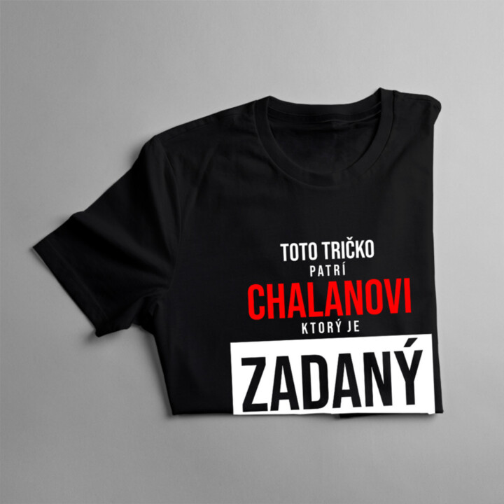 Toto tričko patrí chalanovi - pánske tričko s potlačou