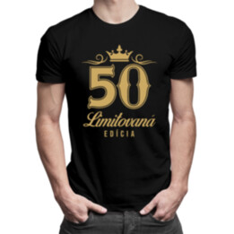 50 rokov - limitovaná edícia - pánske tričko s potlačou