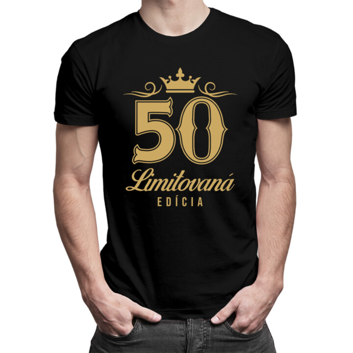 50 rokov - limitovaná edícia - pánske tričko s potlačou