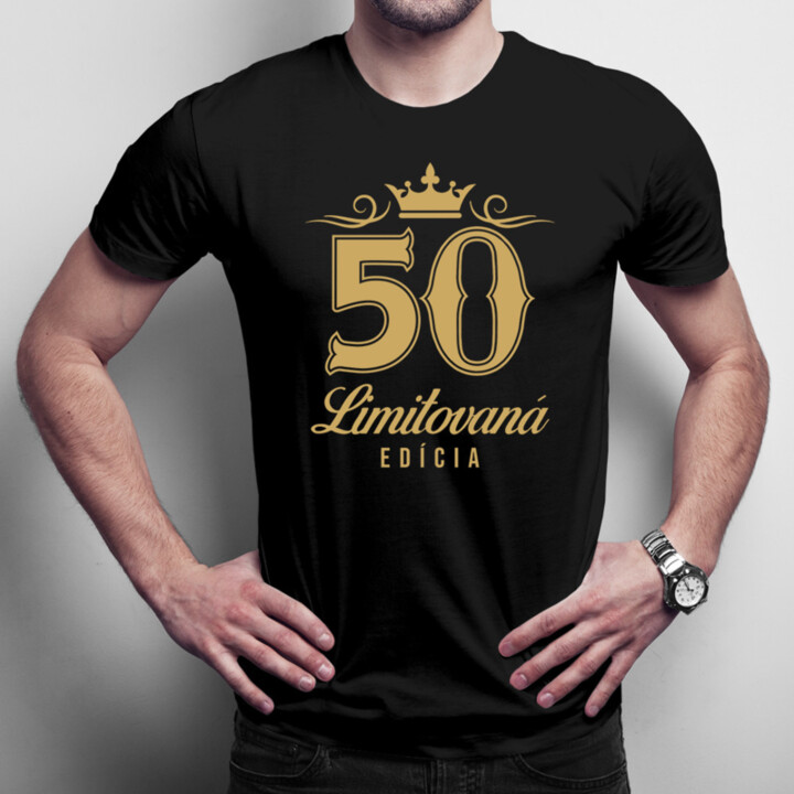 50 rokov - limitovaná edícia - pánske tričko s potlačou
