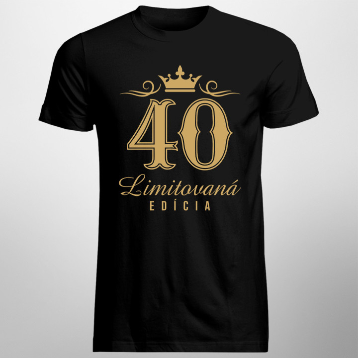 40 rokov - Limitovaná edícia - pánske tričko s potlačou