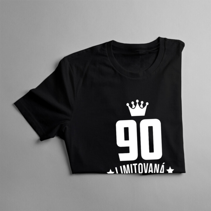 90 rokov Limitovaná edícia - pánske  tričko s potlačou - darček k narodeninám
