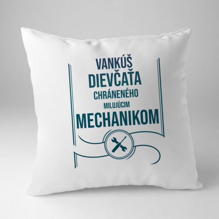 Vankúš dievčaťa chráneného - vankúš pre potisk