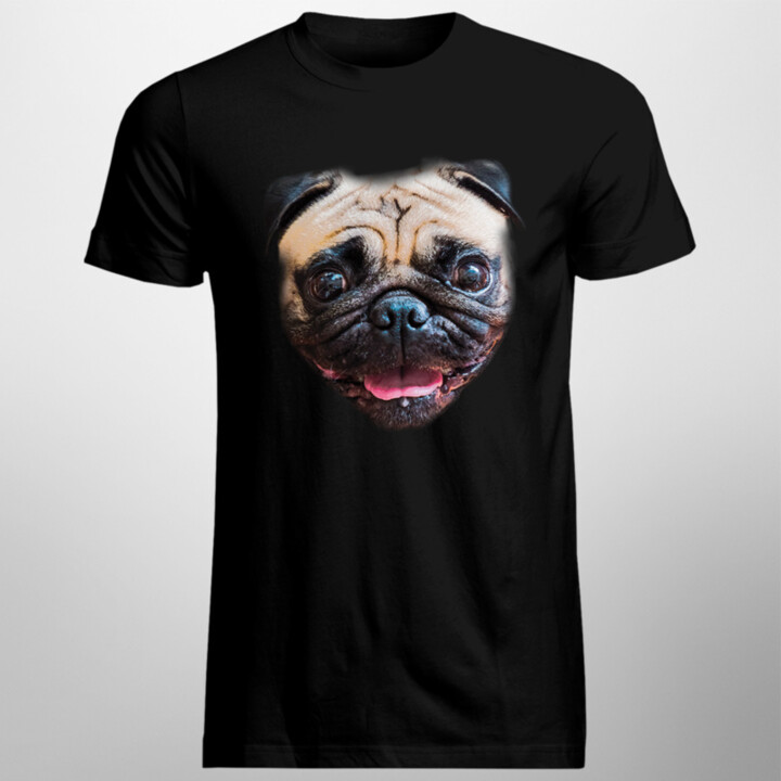 Mops - pánske tričko s potlačou