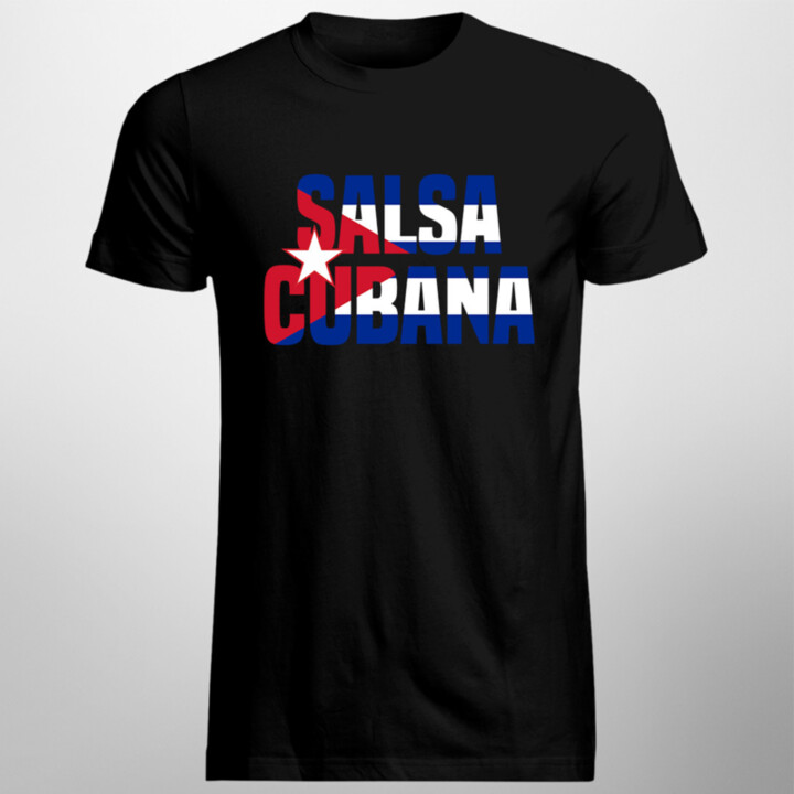 Salsa cubana - pánske tričko s potlačou