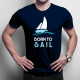 Born to sail - pánske  tričko s potlačou