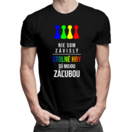 Stolné hry sú mojou záľubou - pánske  tričko s potlačou