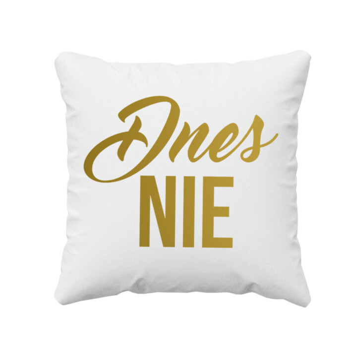Dnes áno / Dnes nie - vankúš s potlačou