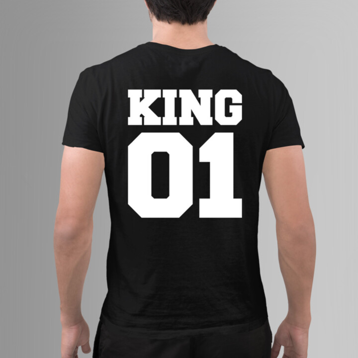 KING 01 - pánske tričko s potlačou