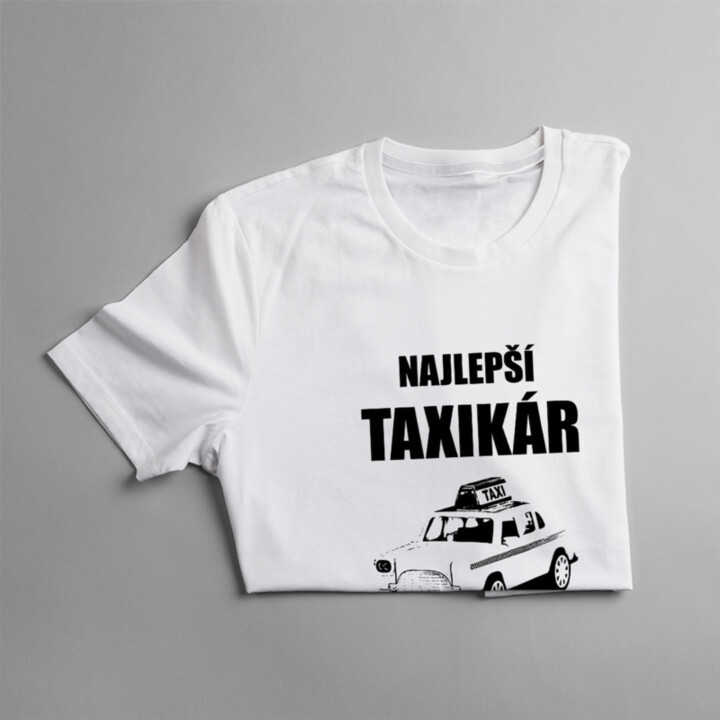 Najlepší taxikár v celom meste - pánske tričko s potlačou