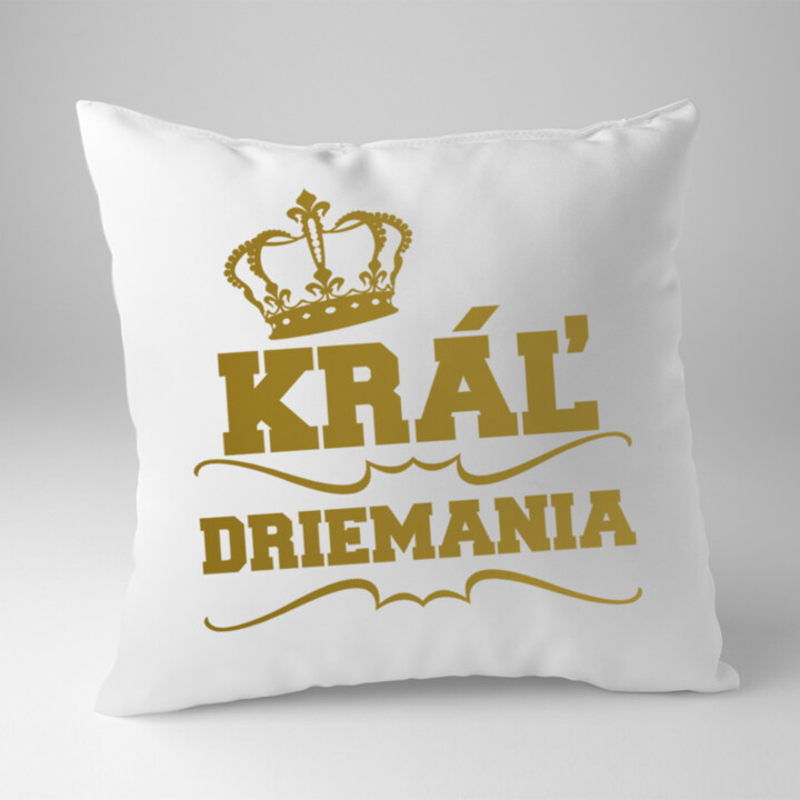 Kráľ driemania - vankúš s potlačou