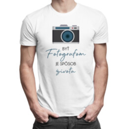 Byť fotografom je spôsob života - dámske tričko s potlačou