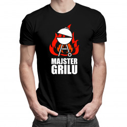 Majster grilu - pánske tričko s potlačou