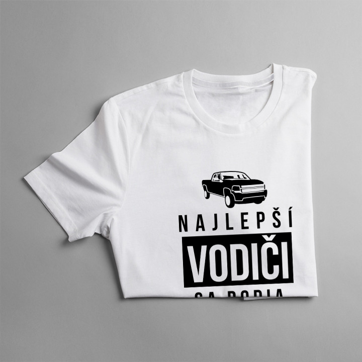 Najlepší vodiči sa rodia v októbri - pánske tričko s potlačou