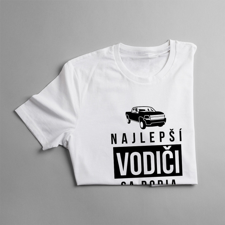 Najlepší vodiči sa rodia v auguste - pánske tričko s potlačou