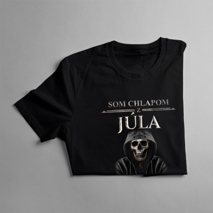 Som chlapom z júla. Mám 3 tváre - pánske tričko s potlačou