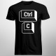 CTRL+C - otec - pánske tričko s potlačou
