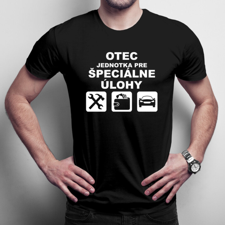 Otec - jednotka pre špeciálne úlohy - pánske tričko s potlačou