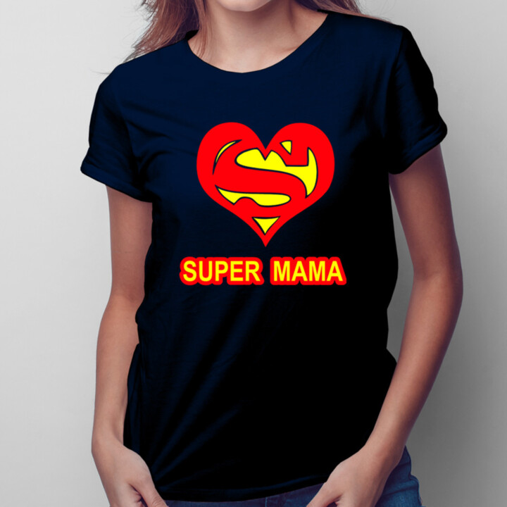 Super mama - dámske tričko s potlačou