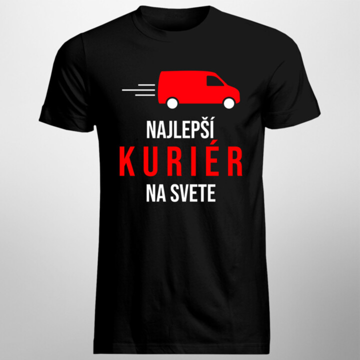 Najlepší kuriér na svete - pánske tričko s potlačou