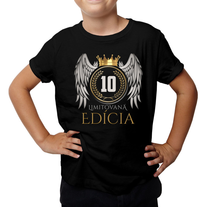 Limitovaná edícia 10 rokov - detské tričko s potlačou