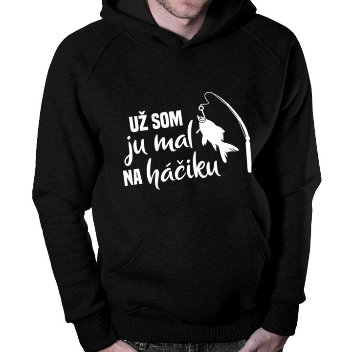 Už som ju mal na háčiku - pánska mikina s potlačou