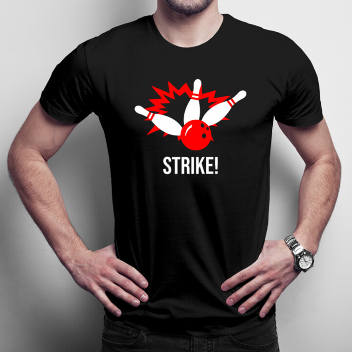 Strike! - pánske tričko s potlačou