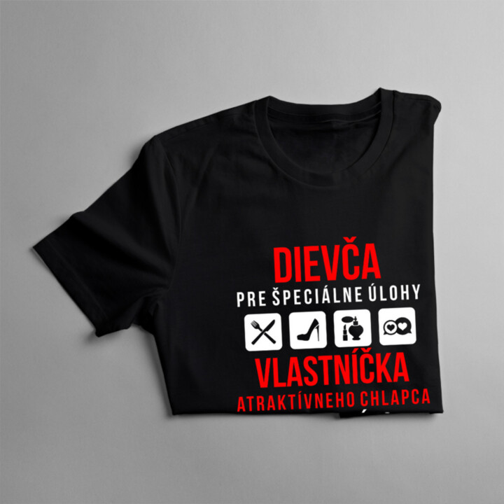 Dievča pre špeciálne úlohy - vlastníčka atraktívneho chlapca narodeného v novembri - dámske tričko s potlačou