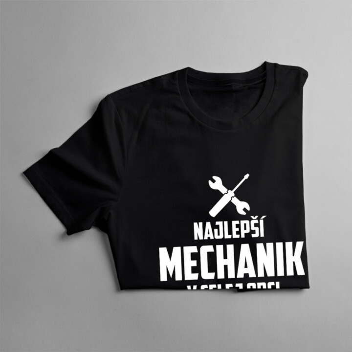 Najlepší mechanik v celej obci - pánske tričko s potlačou