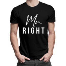 Mr. Right - pánske tričko s potlačou