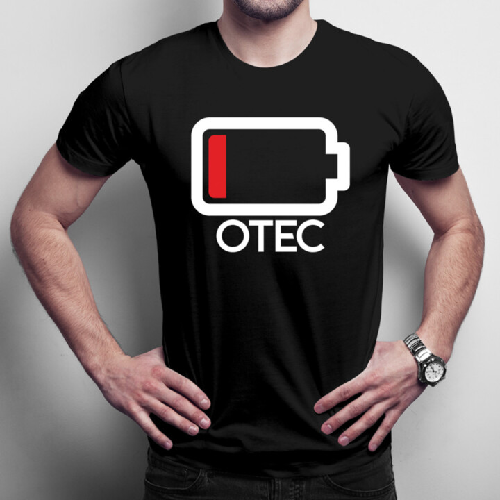 Batérie - otec - pánske tričko s potlačou
