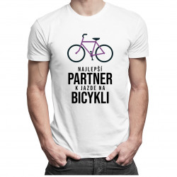 Najlepší partner k jazde na bicykli - Pánske tričko s potlačou