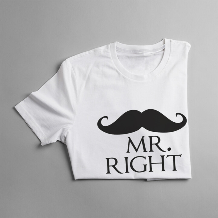 Mr. Right - pánske tričko s potlačou