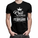 Králi sa rodia vo februári - pánske tričko s potlačou