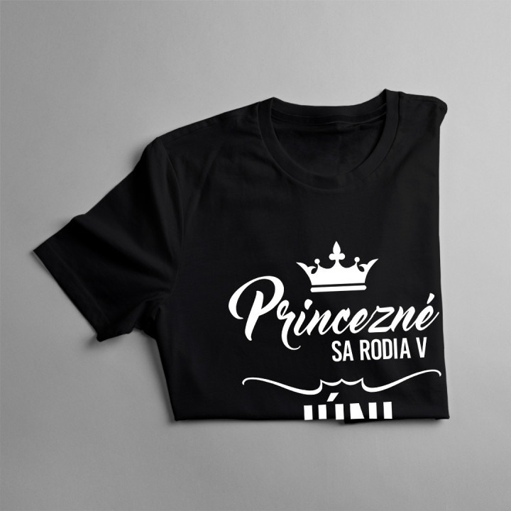 Princezné sa rodia v júni - dámske tričko s potlačou