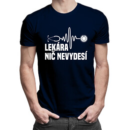 Lekára nič nevydesí - pánske tričko s potlačou