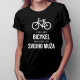 Viac ako bicykel milujem len svojho muža - dámske tričko s potlačou