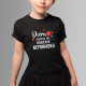 Dcéra - zrodená pre robenie neporiadku - detské tričko s potlačou