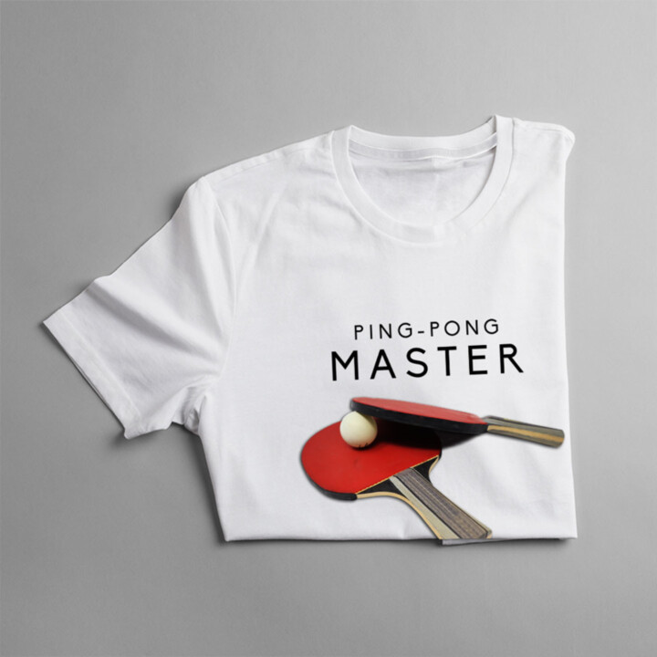 Ping-pong master - Pánske tričko s potlačou