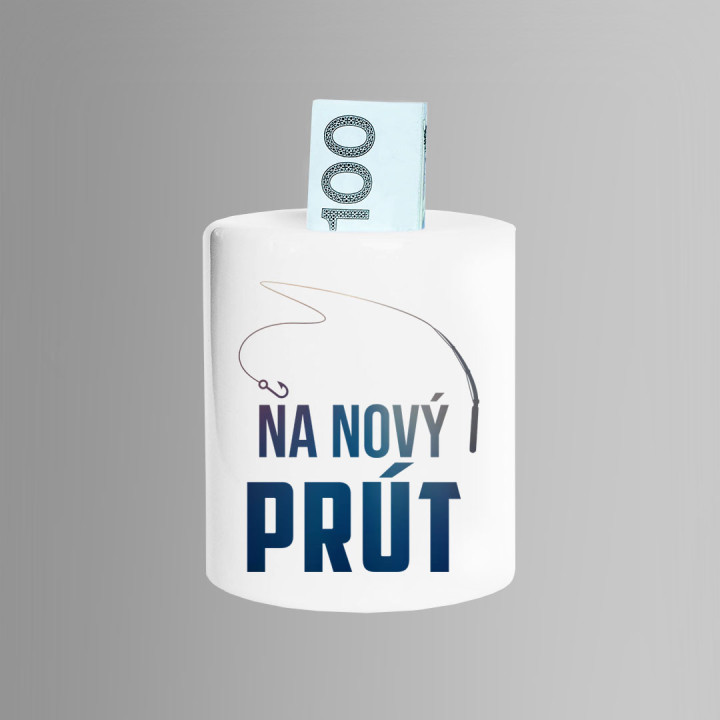 Na nový prút - Keramická pokladnička s potlačou