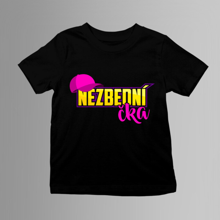 Nezbedníčka - detské tričko s potlačou