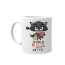 Ukradol si mi srdce, ale môžeš si ho nechať - keramický hrnček s potlačou
